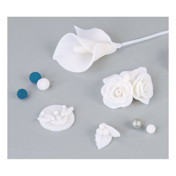 Глина для лепки холодный фарфор 500 г, белая, Milan E4611