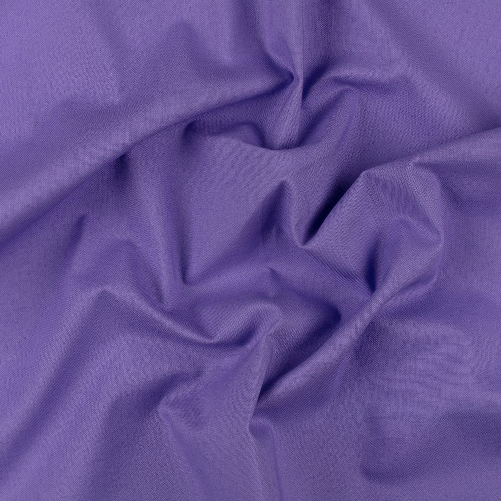 Хлопчатобумажная ткань 140 г/м², отрез 50х55 см, сиреневый, Gamma
