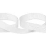 Стропа (ременная лента) 20 мм / 50 метров, толщ. 0.96 мм, [12.75 г/пог.м], 100% п/а, 001 белый, Gamma 9с764