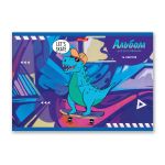 Альбом для рисования 100 г/м², A4 29х20.5 см, 16 л. на скобе, 10 шт, 000696 Скейт-драйв, Светоч 16АЛСК4_1_3_9