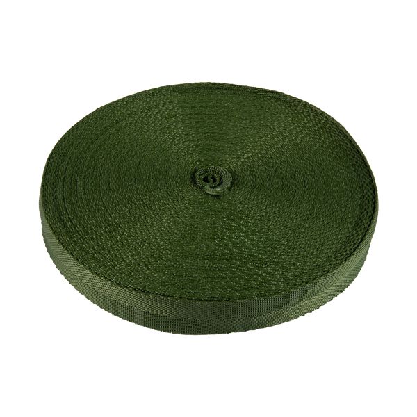 Стропа (ременная лента) 25 мм / 25 метров, елочка, оливковый/olive, Gamma 3074