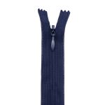 Молния потайная (скрытая) Т3 (3 мм) 1 зам., н/раз., 20 см, синий, 31203 / 20, 10 шт