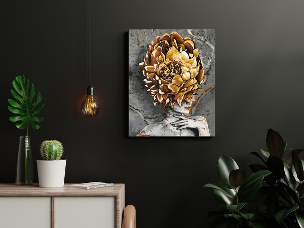 Картина по номерам Фрея, с поталью Высокая мода, 50х40 см