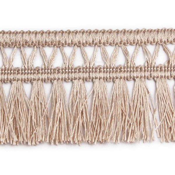 Бахрома отделочная 50.0 мм / 25 метров, кисти, а863 бежевый