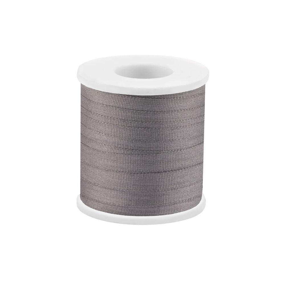 Лента (тесьма) шелковая 4.0 мм / 45.5±0.5 метров, №236 серый, Gamma SR-4