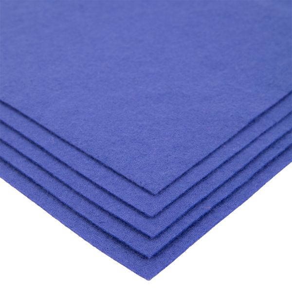 Фетр листовой 1 мм, 20х30 см, 5 шт, 112 сиреневый, Blitz FKC10-20/30