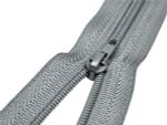 Молния спираль (витая) (цв.SBS) брючная Т4 (4 мм) 1 зам., н/раз., 20 см, автомат, S-243 серый, 100 шт