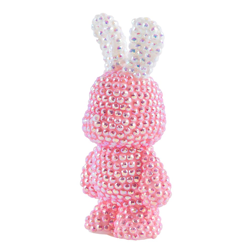 Алмазная (кристальная) мозаика Фрея ALVF-001, брелок Розовый зайка, 4х8 см