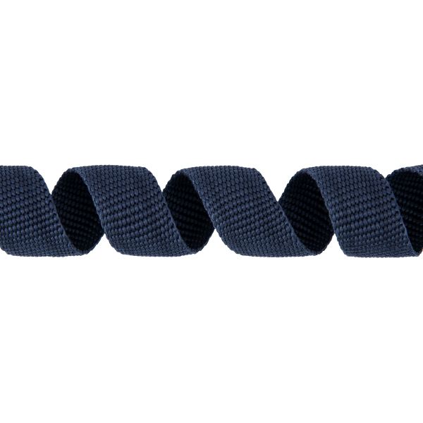 Стропа (ременная лента) 20 мм / 50 метров, толщ. 1.1 мм, [10 г/пог.м], 100% п/п, 227 т.синий, Gamma G-20 ЦВ