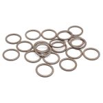 Кольца для бюстгальтера металл ⌀11.0 мм, 20 шт, C072 шиншилла, ГВ800