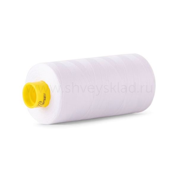 Нитка универсальная Gutermann Mara 120/2, 1000 м, 700207_00, 800 белый (Arta 001), 1 катушка