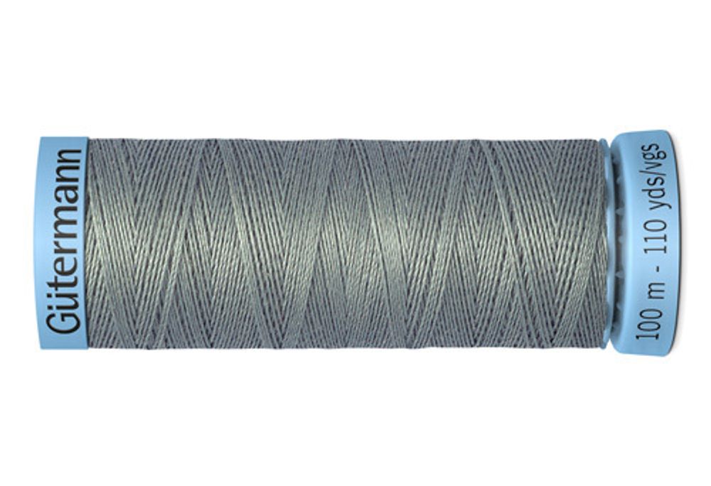 Нитки шелковые Gutermann Silk S303, 100м, 700 туманный лес, 5 катушек /TOS/