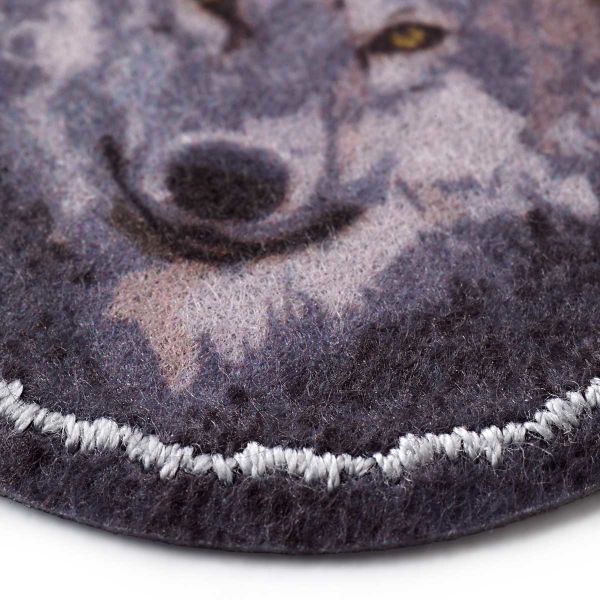 Термоаппликация Заплатка Волк сер, антр. 1шт, Prym