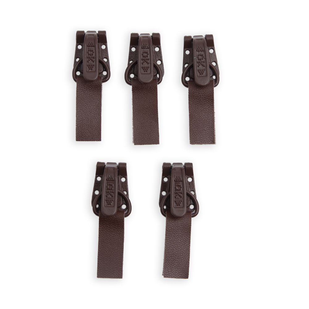 Крючок шубный PQ 45 мм, коричневый, PQ5212, 5 шт