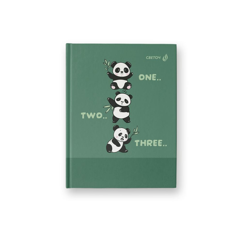 Бизнес-блокнот A6 64 л. 24 шт, клетка, матовая ламинация + выборочный лак, Пандомания 01147, Светоч ББ94