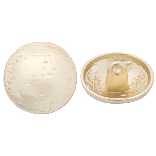 Пуговицы на ножке 28L=18 мм, металл, M.Gold (матовый золотой), 10 шт, MP21