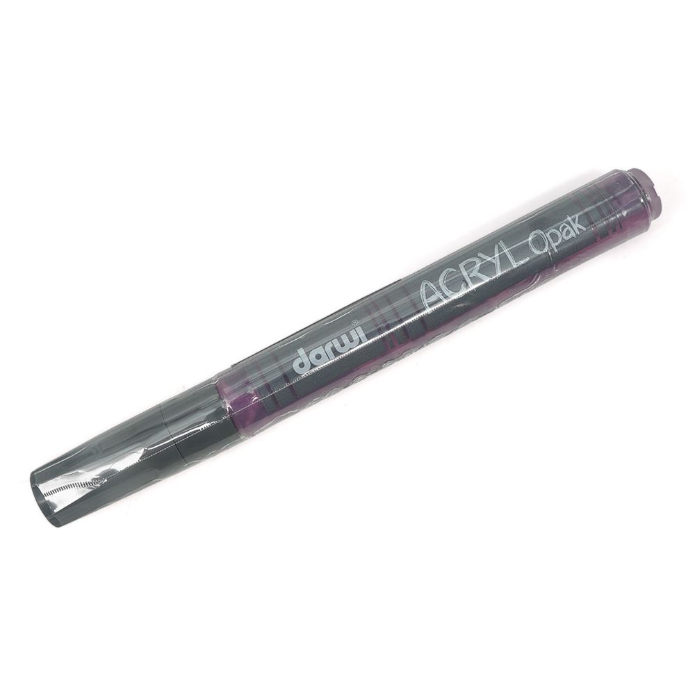 Маркер акриловый Darwi OPAK, 3мм (укрывистый) (962 пурпурный) DA0220013