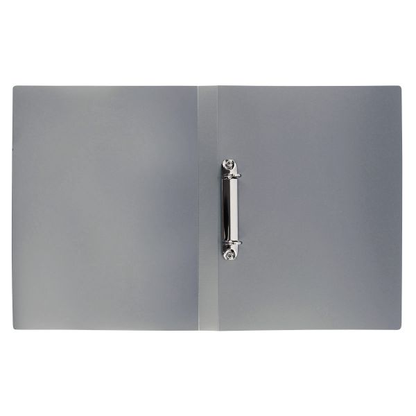 Папка на 2 О-кольцах A4 700 мкм 25 мм, волокно, 4 шт, d-20 мм, серый new EC211330015, Expert Complete