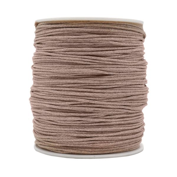 Шнур вощеный ⌀1.0 мм / 100 метров, 0371-9002 (С098 т.бежевый)