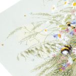 Набор для вышивания нитками Чудесная игла, Ромашки и клевер 40х30 см