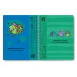 Тетрадь-перевертыш ученическая общая, A5 48 л. на гребне 65 г/м², белизна 100 %, 8 шт, клетка, 01178 Суббота или понедельник?, Светоч Т109