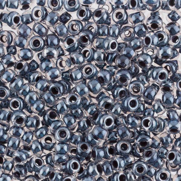 Бисер Preciosa прозрачный с цв. центром 10/0 (38149), круг.отв., 500гр