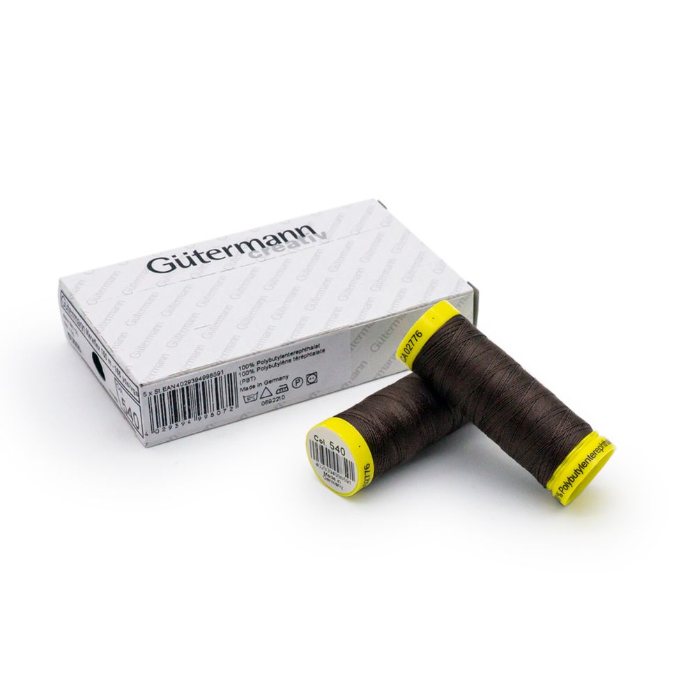 Нитки для трикотажа Gutermann Maraflex, 150м, 540 молочный шоколад, 5 катушек