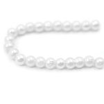 Бусины пластик (жемчуг) ⌀4 мм, 25 г, Astra&Craft, 001 NL белый