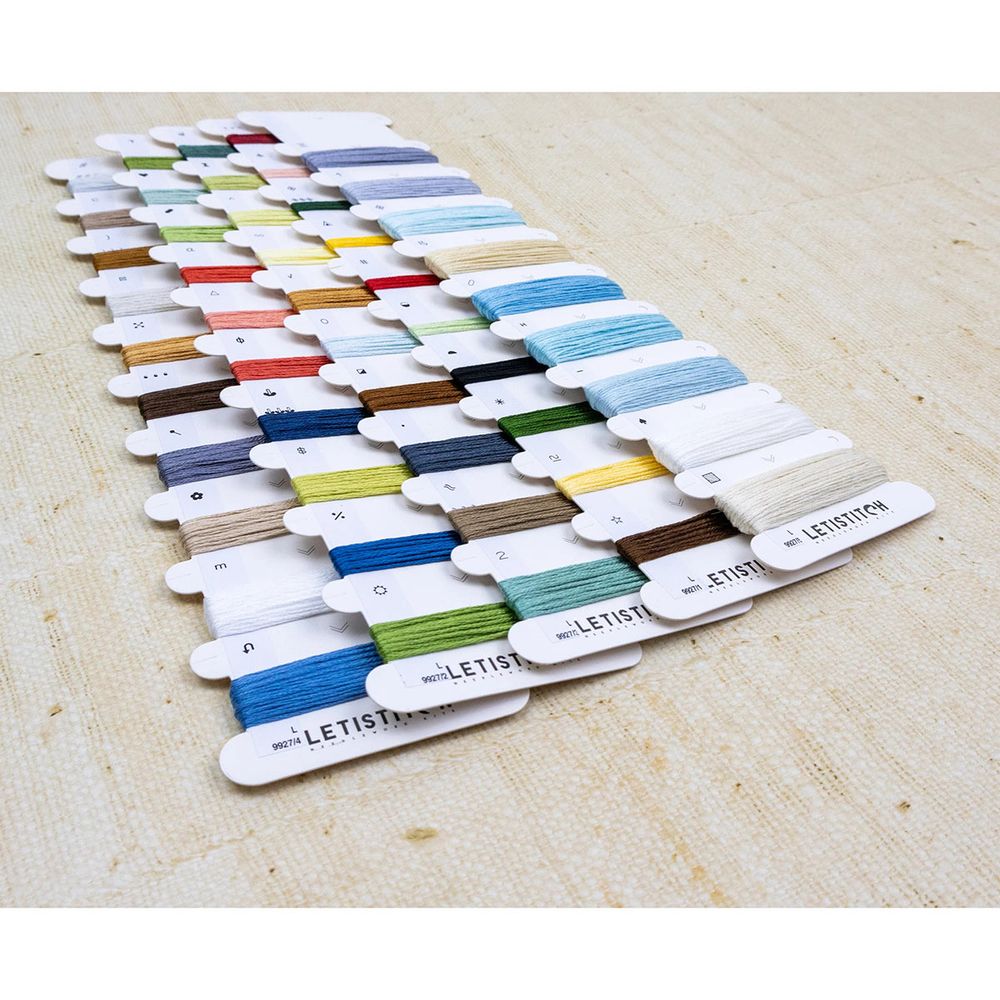 Набор для вышивания нитками LetiStitch L9927, Морской пейзаж 26х26см