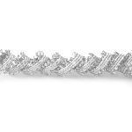 Тесьма отделочная сороконожка 5.0 мм, / 25±0.5 метров, метанит, под серебро/silver, Blitz