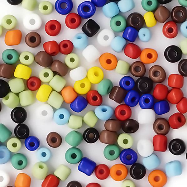 Бисер Astra&Craft 6/0 (4.1 мм), 150 г (10х15 г), цв. 51 разноцветный/непрозрачный