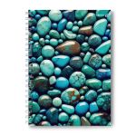 Тетрадь общая с твердой обложкой, глянцевая ламинация A4 80 л. на гребне 65 г/м², белизна 100% 2 шт клетка, 01573 Камень счастья, Светоч Т219