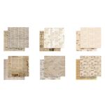 Набор бумаги для скрапбукинга 190 г/м², 30.5х30.5 см, 6 л, 2606 Вокруг меня. Газеты, Mr.Painter PSW-K