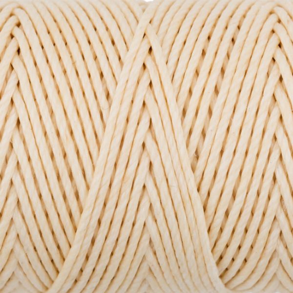 Нитки для кожи вощёные кручёные (Рами) 0.55 мм, 25 м, 006 суровый, LC-004, Промысел