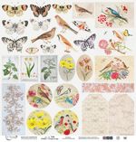 Бумага для скрапбукинга 190 г/м², 30.5х30.5 см, 10 шт, Старый сад 7 лист для вырезания, Mr.Painter PSR 210802