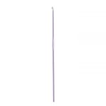 Крючок для вязания ⌀2.5 мм, 15 см, металл, в чехле, розовый, Gamma CH-15