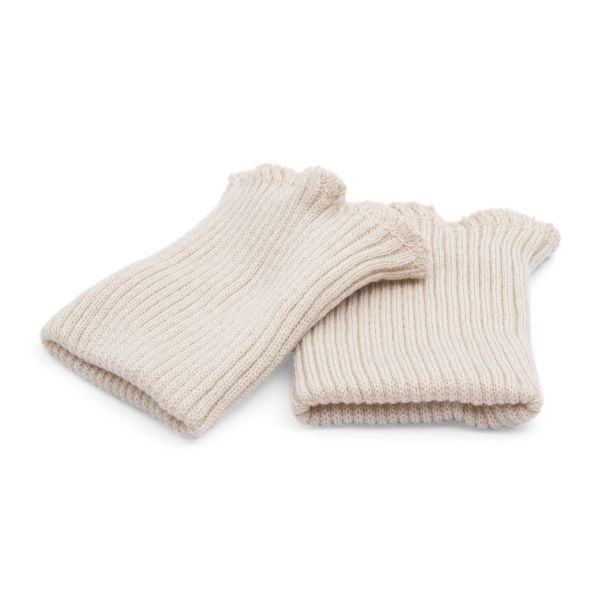 Манжеты трикотажные 7.0х9.5 см, 1 пара, средней плотности 14 кл, 2х2, В-10 кокосовое молоко, молочный