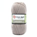 Пряжа YarnArt (ЯрнАрт) Super Perlee / уп.5 мот. по 100 г, 400м, 857 розово-бежевый