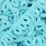 Пряжа Alize (Ализе) Puffy / уп.5 мот. по 100 г, 9м, 128 ярко-голубой