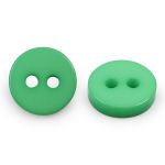 Пуговицы 2 прокола 14L, 9 мм, (Green1 (зеленый1)), NE74, 144 шт