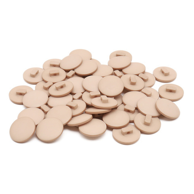 Пуговицы на ножке 28L (18мм), пластик (Beige (бежевый)), NE68, 48 шт