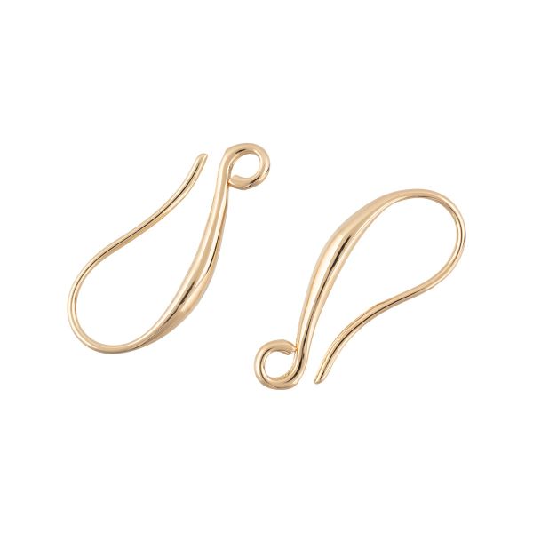 Швензы 21х8 мм, 10 шт (5х2 шт), 04 золото, Zlatka FMK-H02