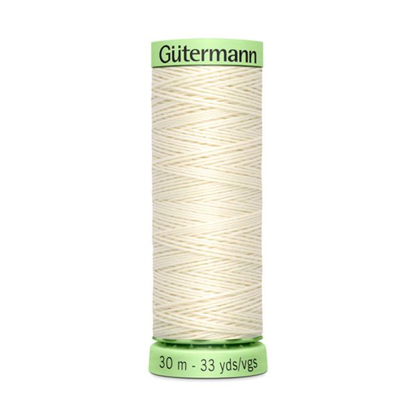 Нитки отделочные Gutermann Top Stitch, 30м, 001 молочный, 5 катушек