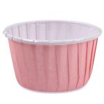 Формы для выпечки бумажные (усиленные с бортиком) 5 см, 5х3.9 см, 12 шт, №10 розовый, S-Chief PPC-0010