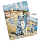 Пазл 1000 элементов, PZL-1000/84 Далматинец на море, Фрея
