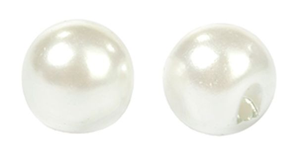 Пуговицы на ножке пластик A517 цв.001 белый 16L-10мм, 50 шт