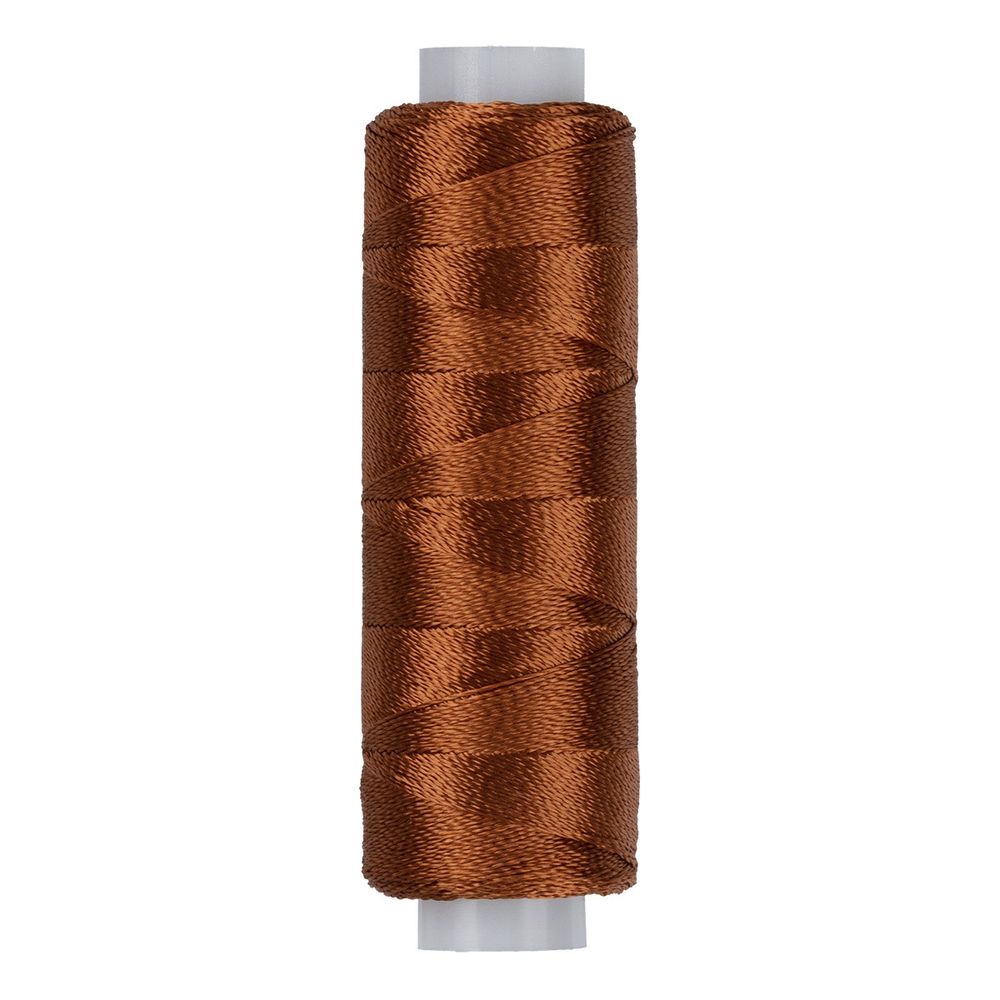 Нитки вышивальные Gamma V150/2, 10х200 ярдов, 3212 шоколадно-золотой