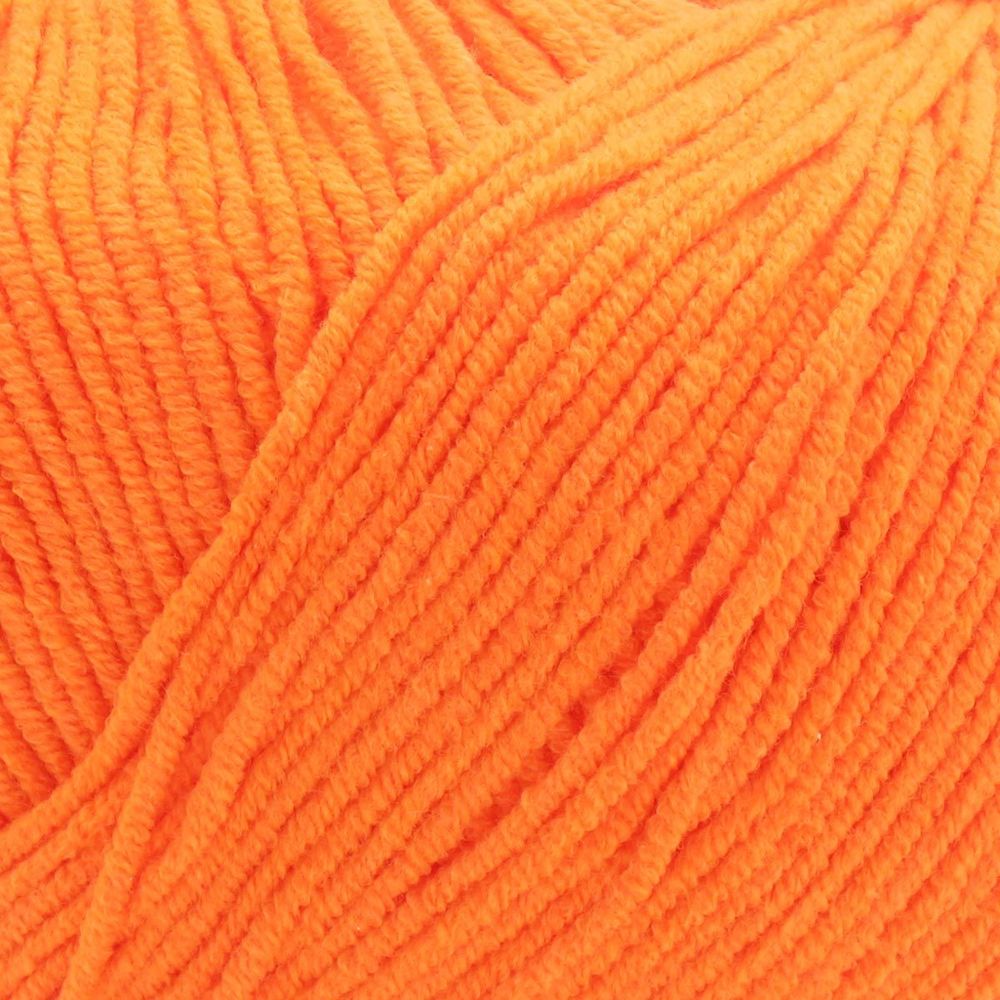 Пряжа YarnArt (ЯрнАрт) Jeans / уп.10 мот. по 50 г, 160м, 77 оранжевый