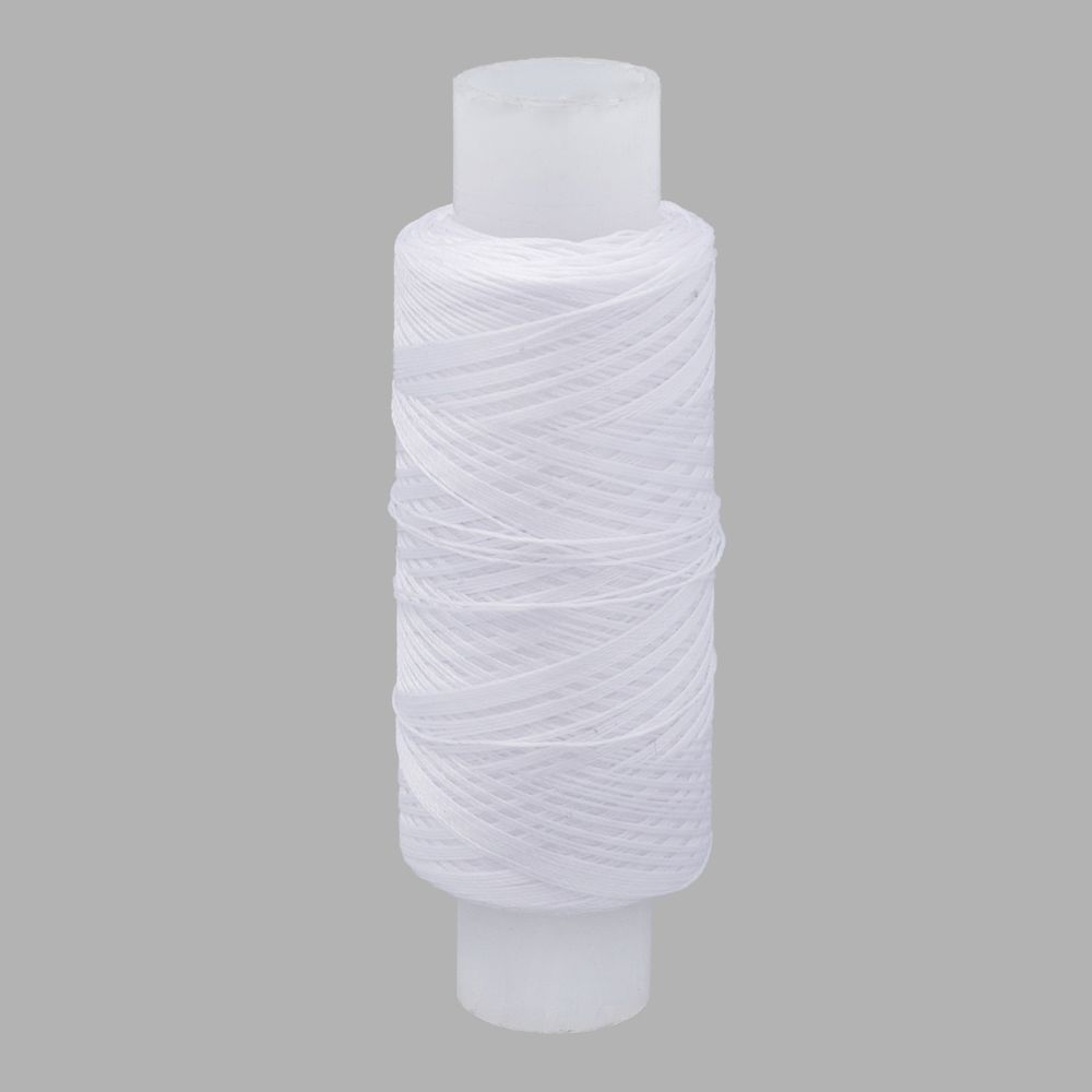 Нитки лавсановые 33Л 200м, 001 белый, 20 катушек