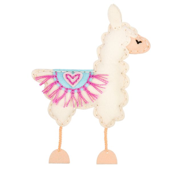 Набор для шитья игрушки Лама 17 см, Miadolla KD-0333